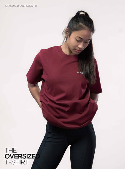 Oversized T-Shirt Burgundy