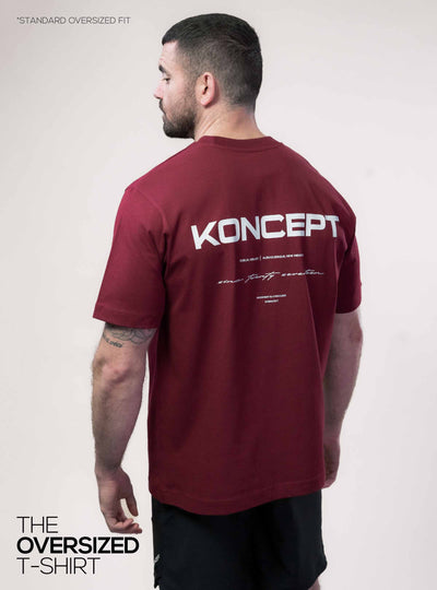Oversized T-Shirt Burgundy
