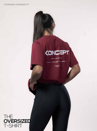 Oversized T-Shirt Burgundy