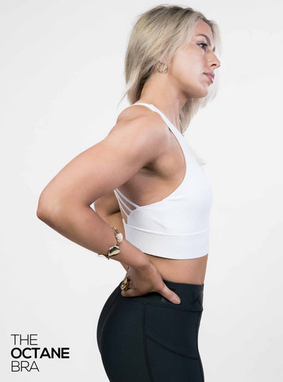 The Octane Bra Arctic White