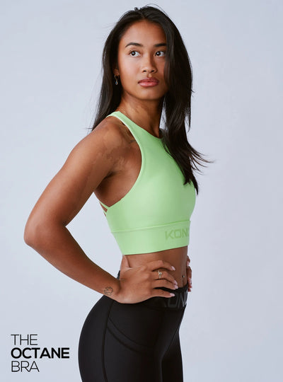 The Octane Bra Electric Green