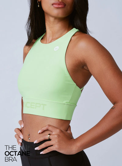 The Octane Bra Electric Green