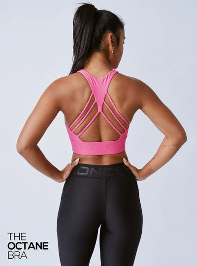 The Octane Bra Electric Pink