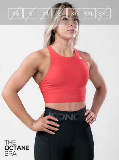 The Octane Bra Red