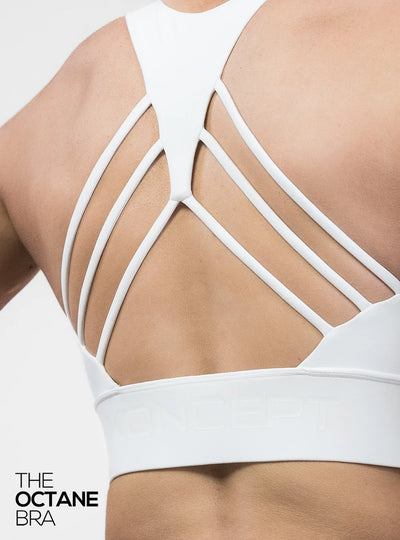 The Octane Bra Arctic White