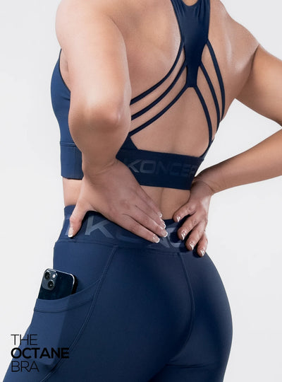The Octane Bra Midnight Navy