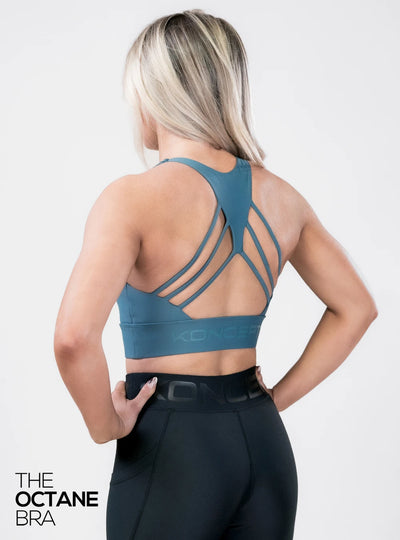 The Octane Bra Ocean Teal