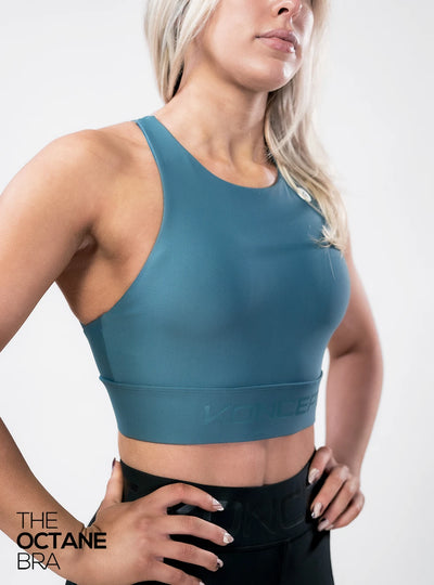 The Octane Bra Ocean Teal