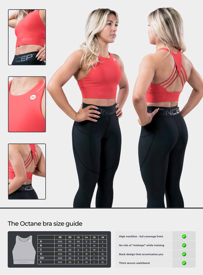 The Octane Bra Red