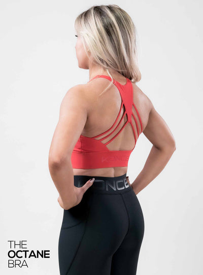 The Octane Bra Red