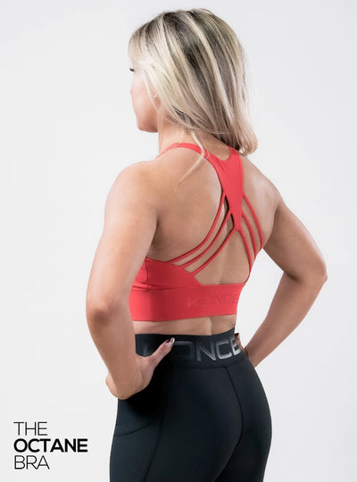 The Octane Bra Red