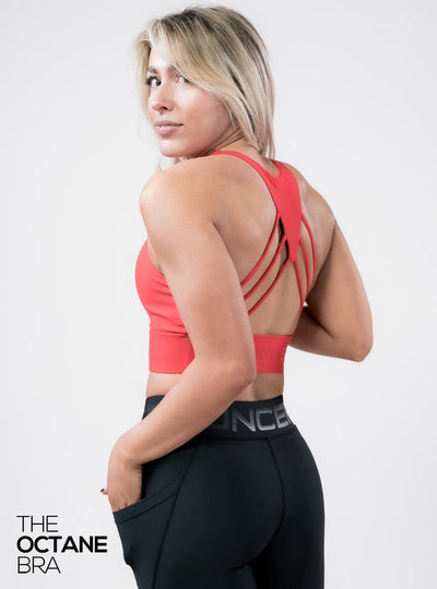 The Octane Bra Red