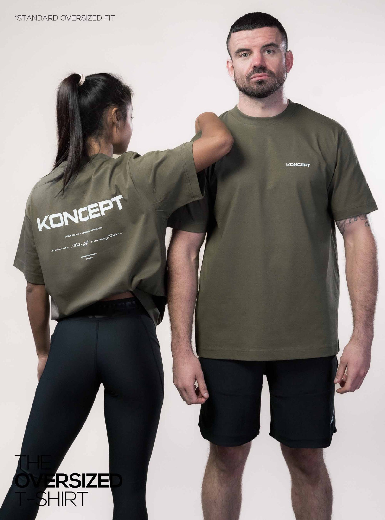 Oversized T-Shirt Khaki