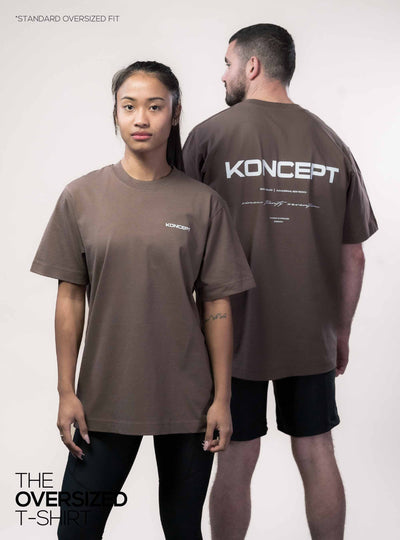 Oversized T-Shirt Mocha Brown