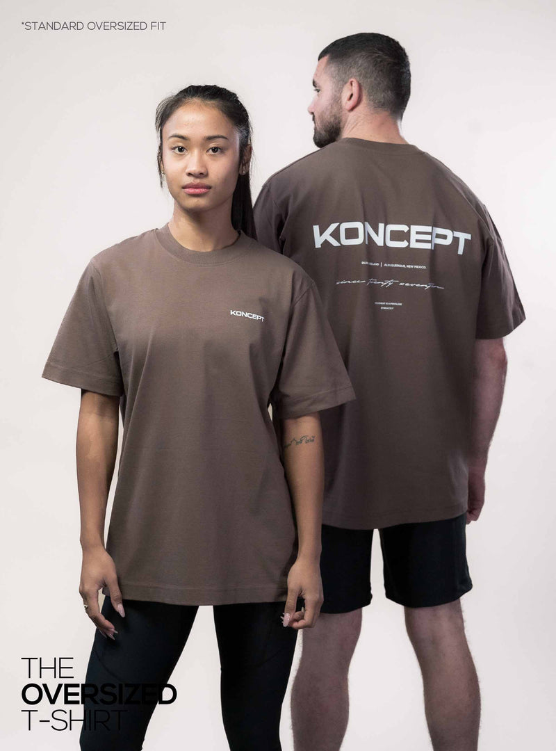 Oversized T-Shirt Mocha Brown