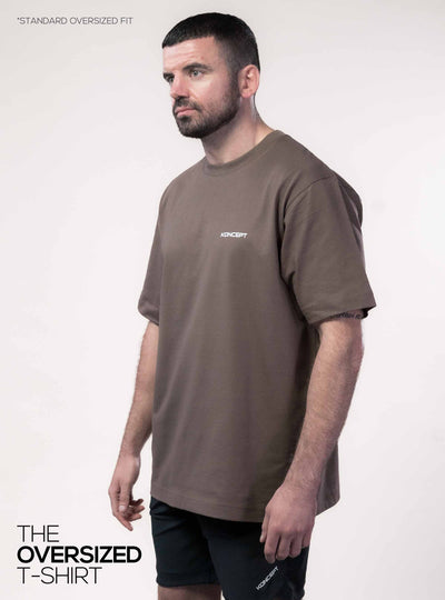 Oversized T-Shirt Mocha Brown