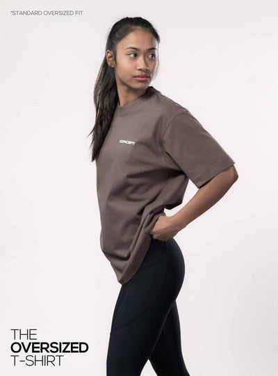 Oversized T-Shirt Mocha Brown