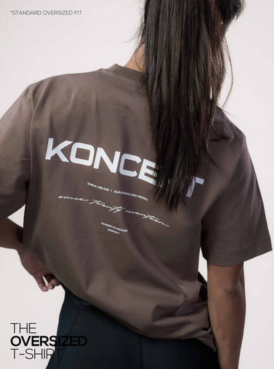 Oversized T-Shirt Mocha Brown