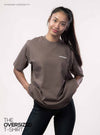 Oversized T-Shirt Mocha Brown