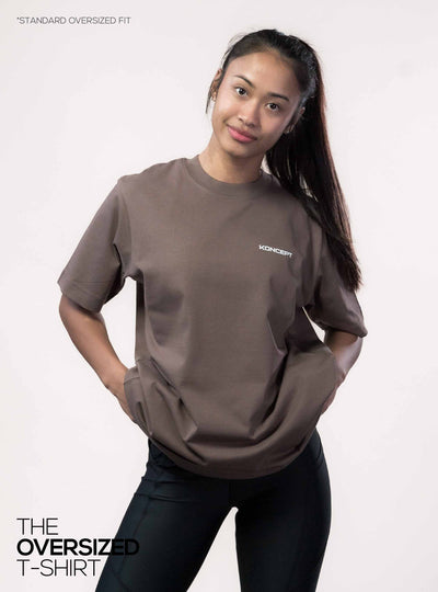 Oversized T-Shirt Mocha Brown
