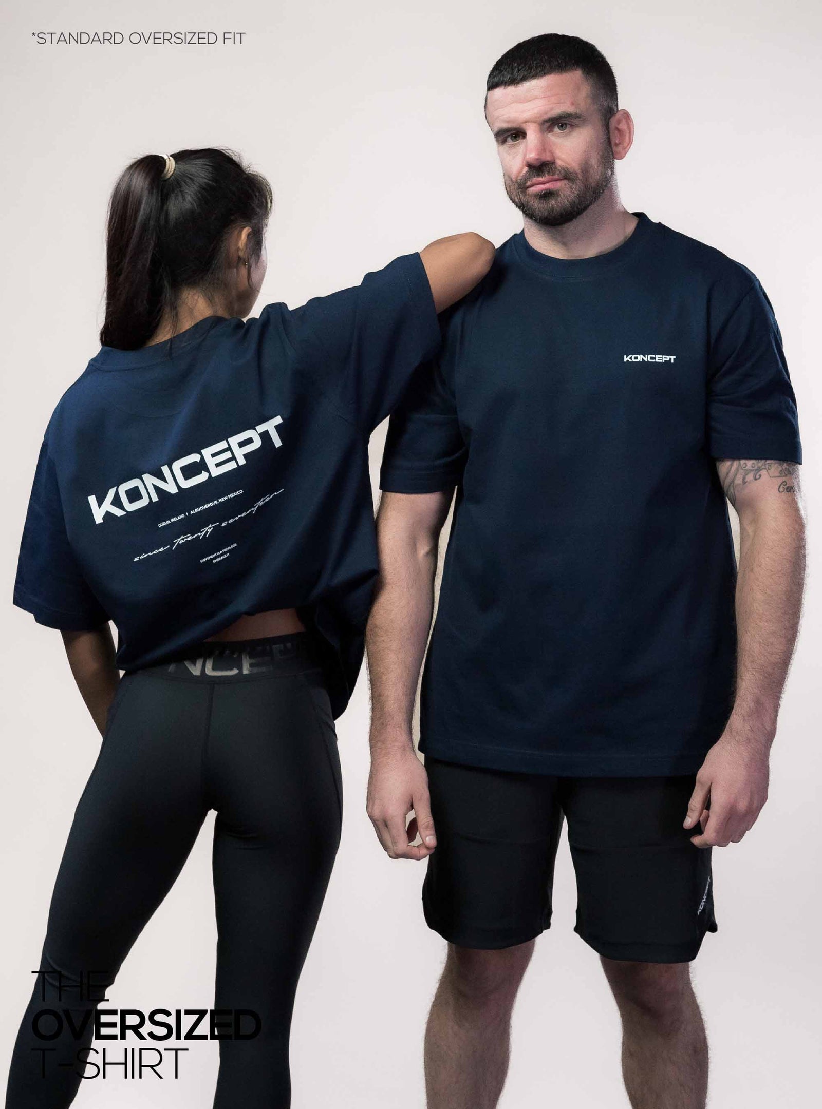 Oversized T-Shirt Navy