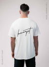 Signature Relaxed Fit T-Shirt  - Off White