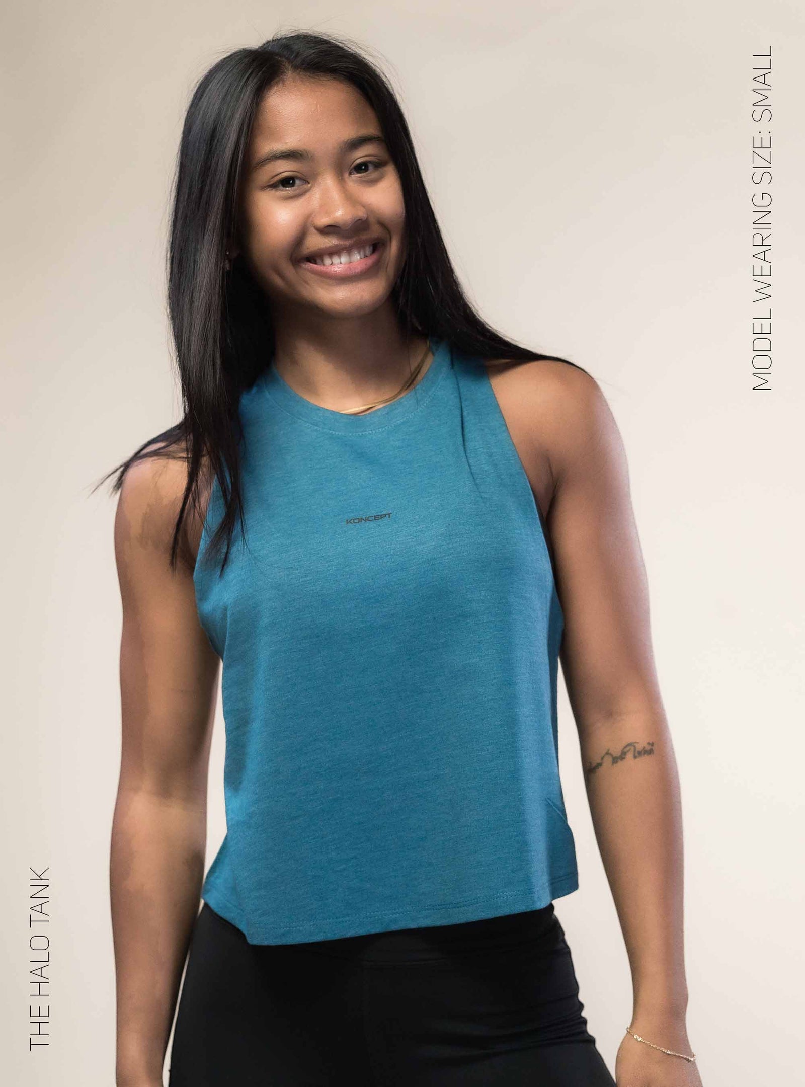 Halo Tank Dusty Teal