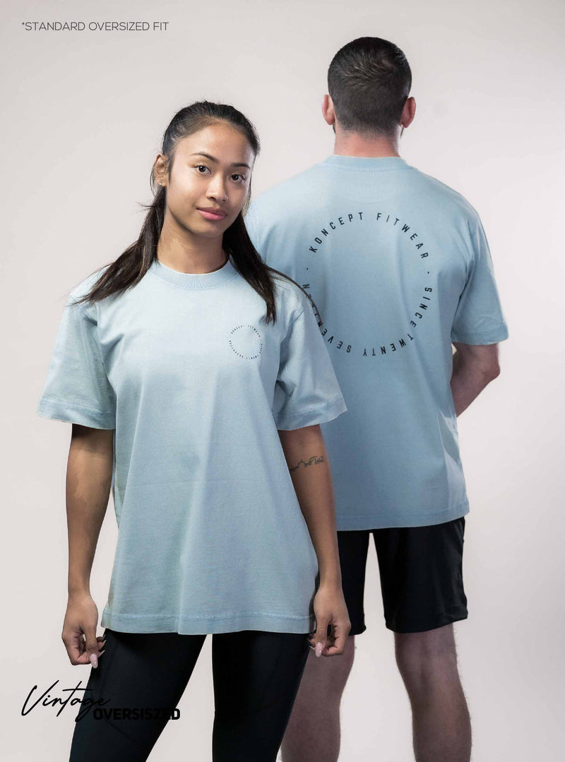 Vintage Oversized T-Shirt - Blue Stone