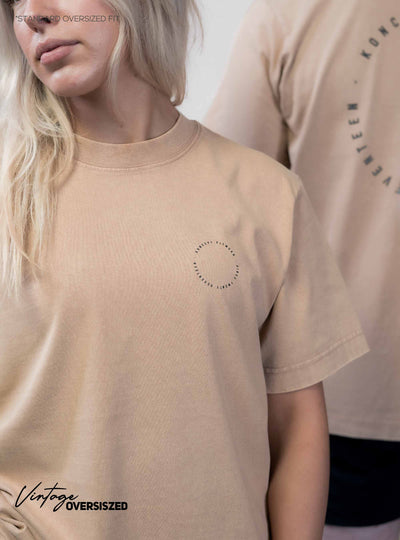 Vintage Oversized T-Shirt - Gold stone