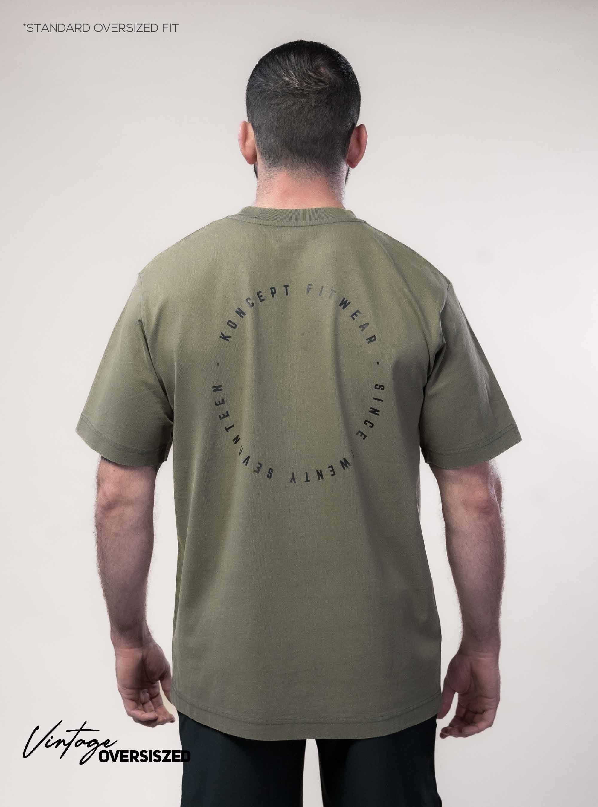 Vintage Oversized T-Shirt - Khaki