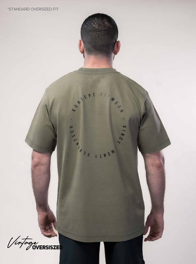 Vintage Oversized T-Shirt - Khaki