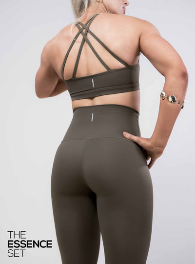 Essence Leggings - Olive green