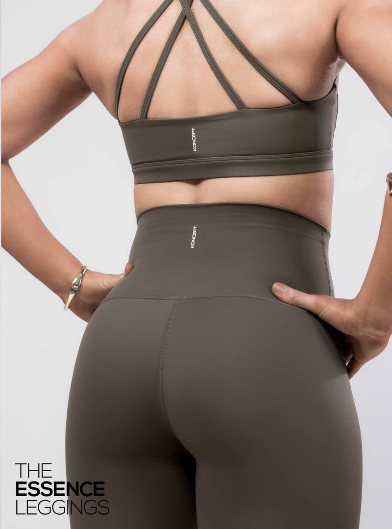 Essence Leggings - Olive green