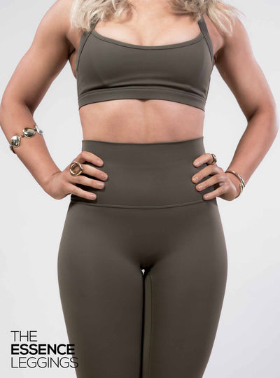 Essence Leggings - Olive green