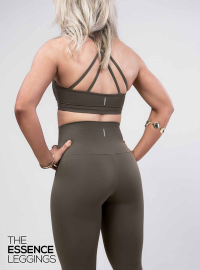 Essence Leggings - Olive green