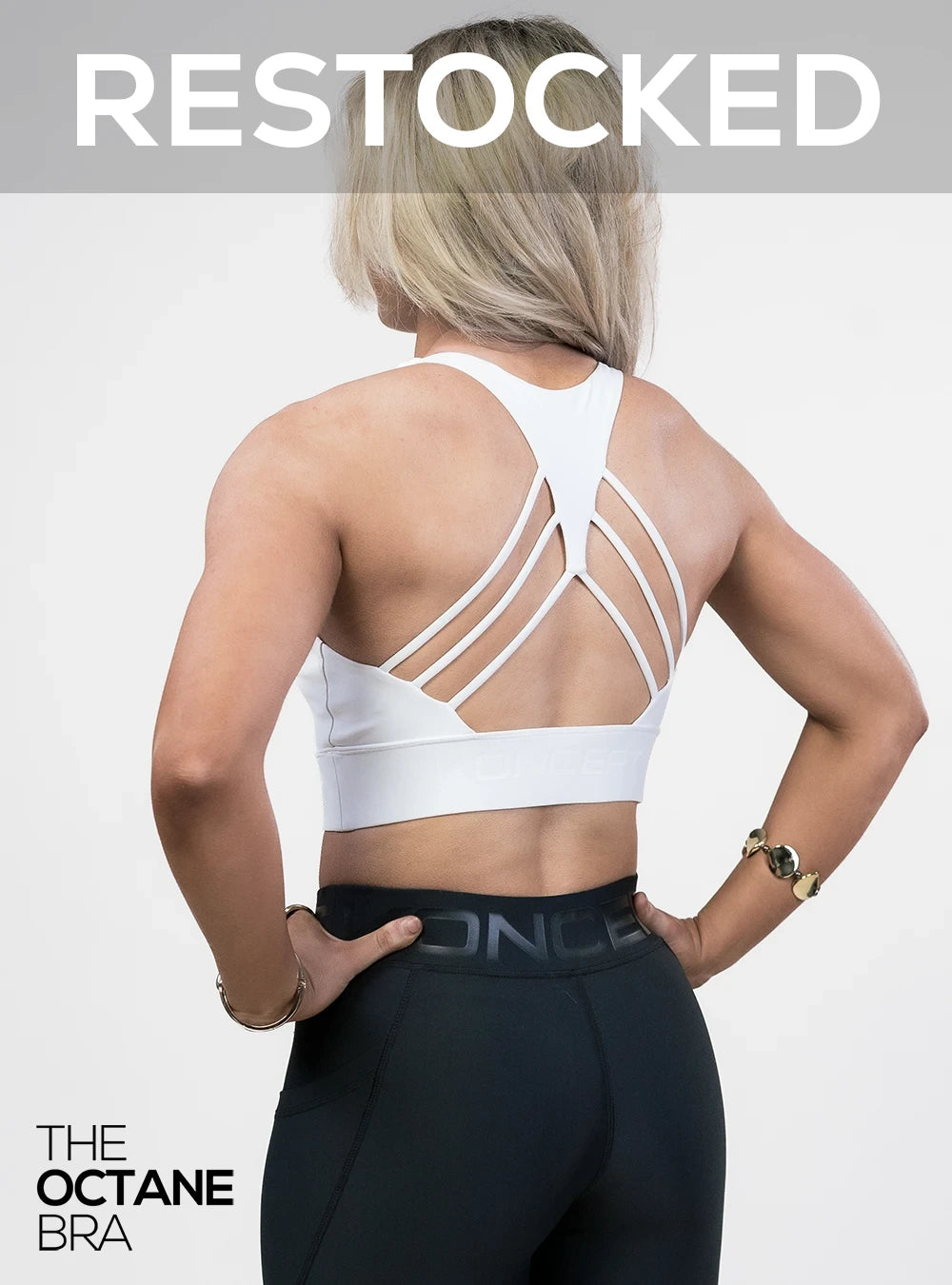 The Octane Bra Arctic White