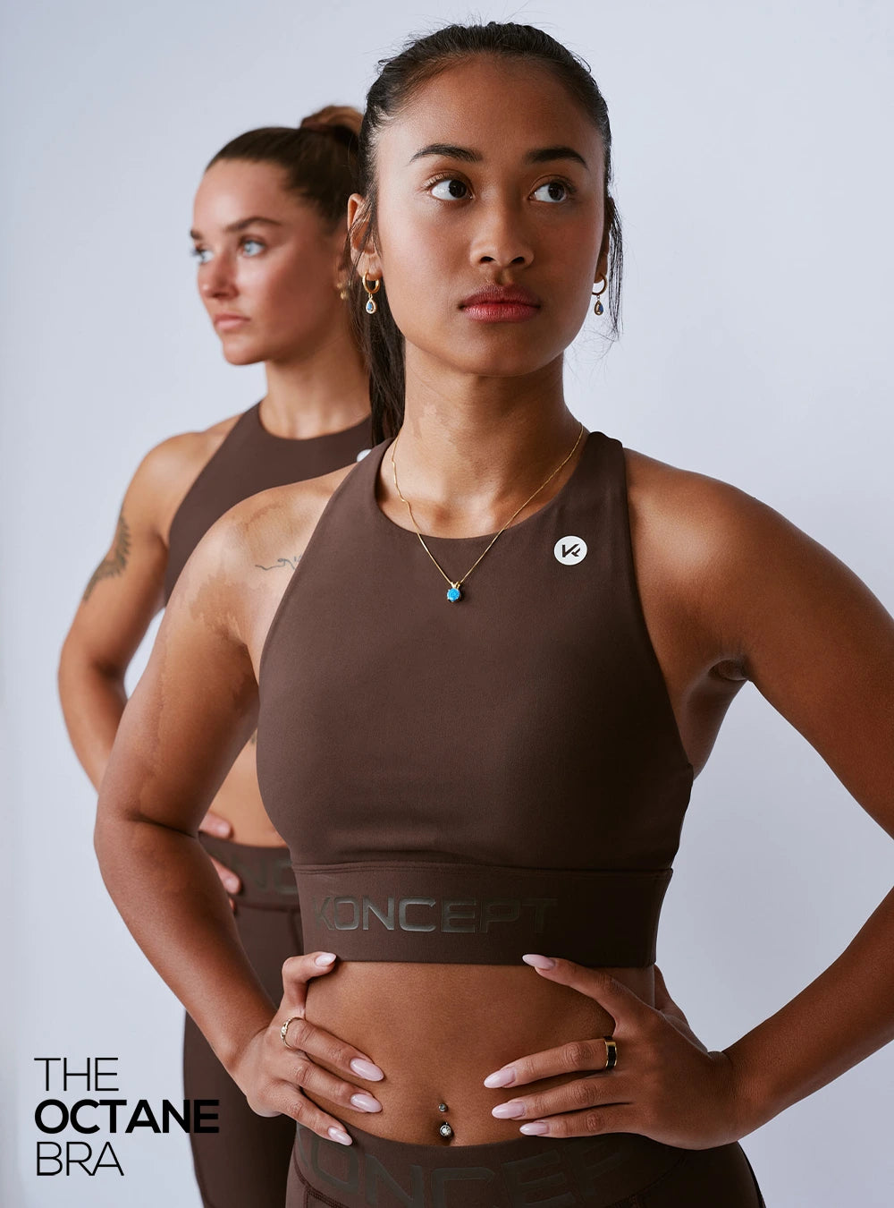 The Octane Bra Chocolate Brown