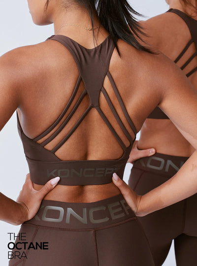 The Octane Bra Chocolate Brown