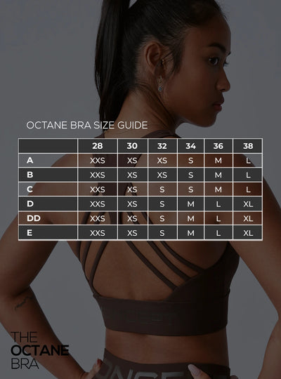 The Octane Bra Chocolate Brown