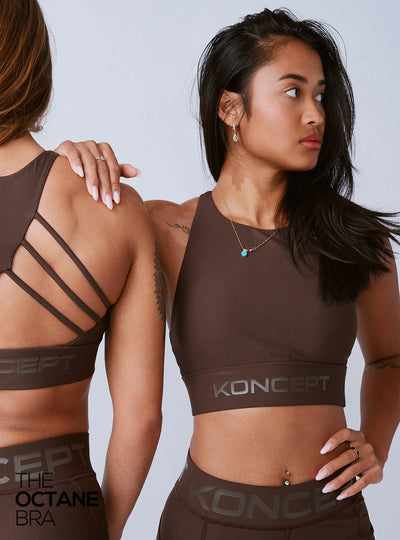 The Octane Bra Chocolate Brown