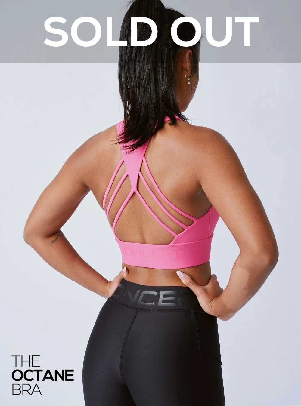 The Octane Bra Electric Pink