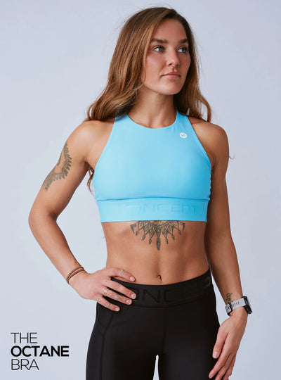 The Octane Bra Electric Blue