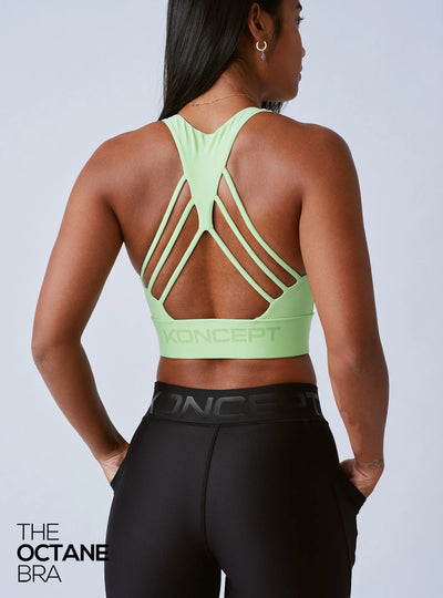 The Octane Bra Electric Green