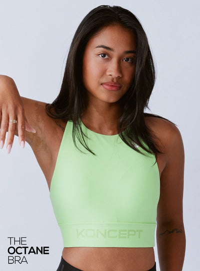 The Octane Bra Electric Green