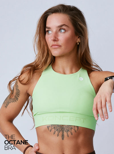 The Octane Bra Electric Green