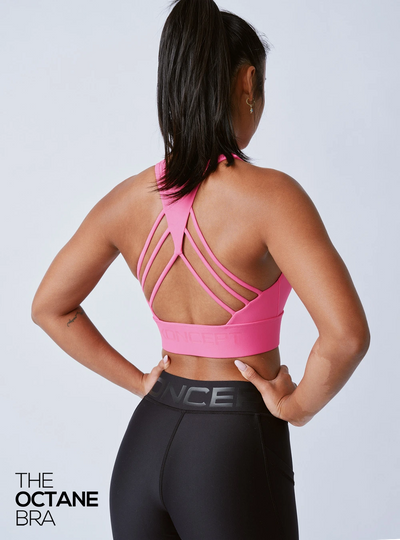 The Octane Bra Electric Pink