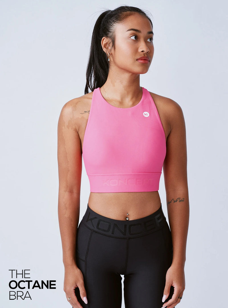 The Octane Bra Electric Pink