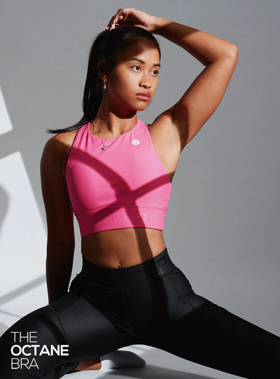 The Octane Bra Electric Pink