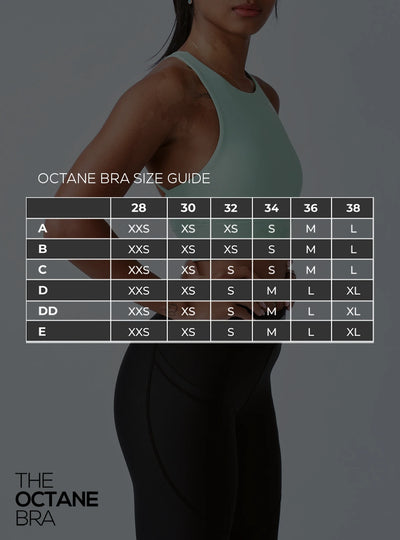 The Octane Bra Eucalyptus Green