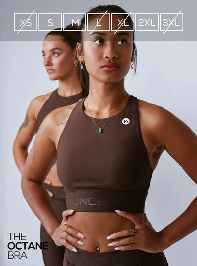 The Octane Bra Chocolate Brown